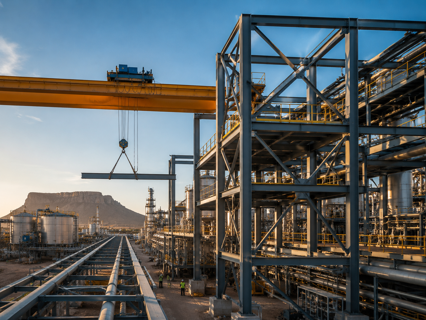 Structural steel and platform fabrication